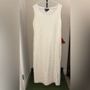 Carol Little White Lace Sheath Dress -